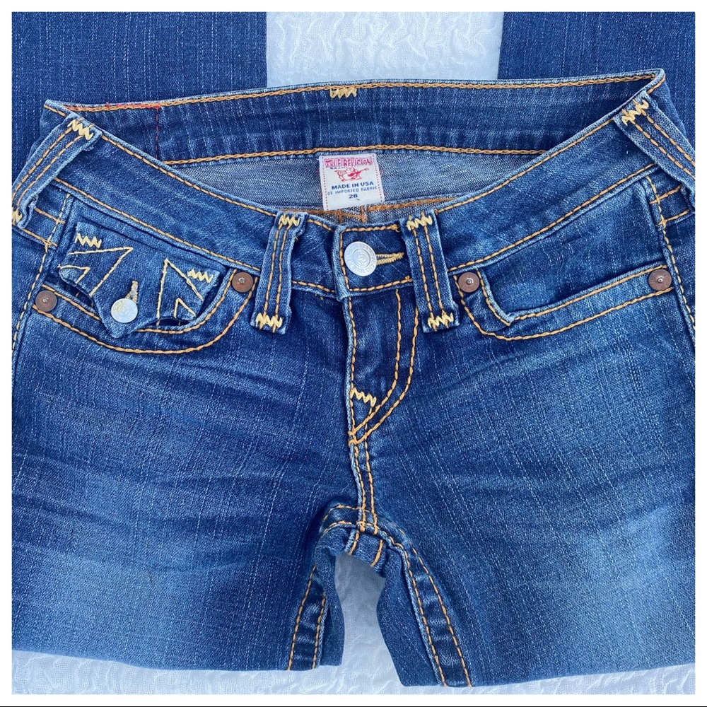 ๐HP 26/31 True Religion โBILLY BIG Tโ Straight Jeans - Picture 16 of 16